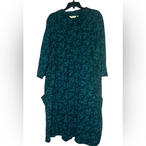 Seasalt Cornwall Etching Ink Print Midi Dress size 22 - Picture 1 of 3